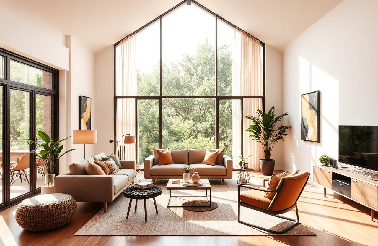 Modern Filipino rental home interior